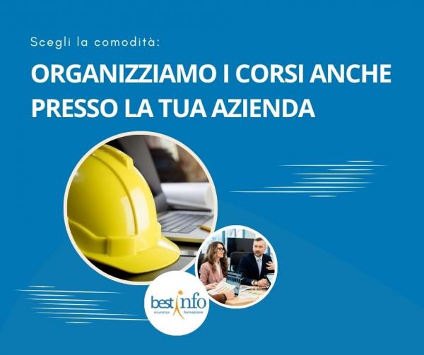 Corsi in materia di sicurezza obbligatori: soluzioni comode anche presso la tua sede